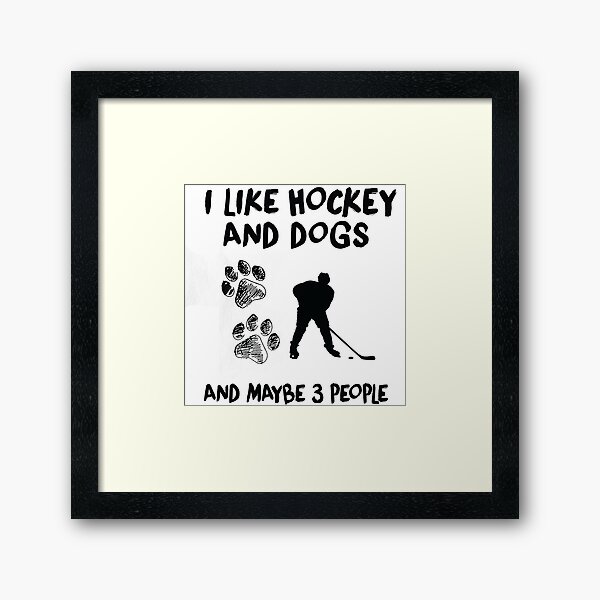 Item preview, J'aime le hockey et les fouilles, Joueurs de hockey, Hockey drôle, Hockey géocaching designed and sold by Aerial Addicts.