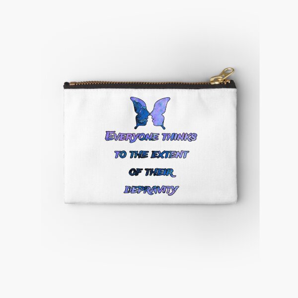 Item preview, Everyone thinks to the extent of their depravity., words with pattern by Marina Daniluka designed and sold by MariDaniArt.