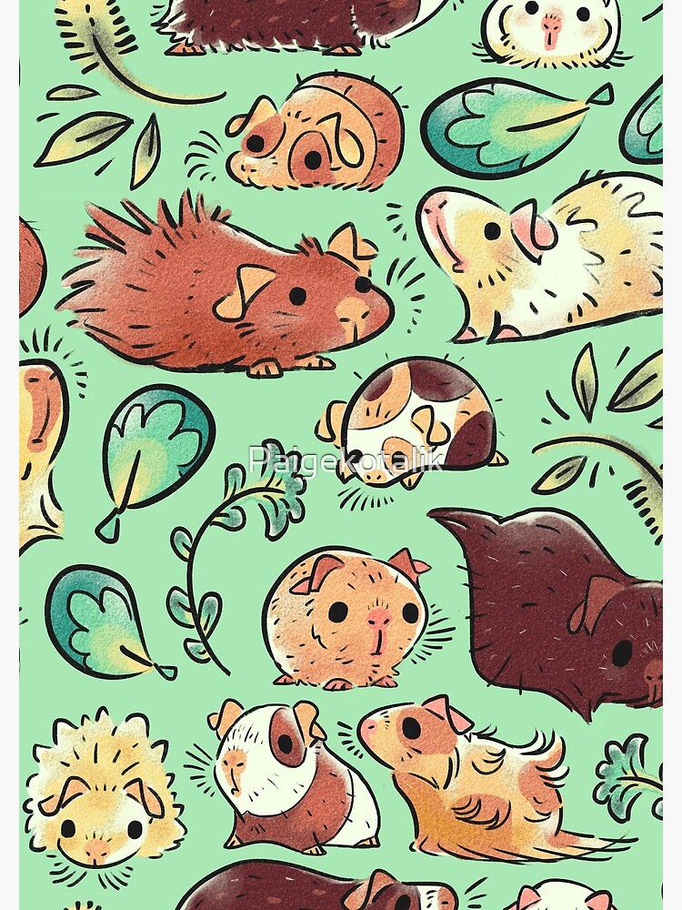 Guinea Pig Huddle by Paigekotalik