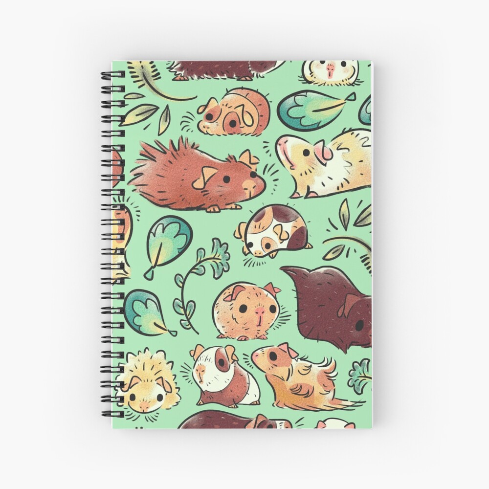 Guinea Pig Huddle Spiral Notebook