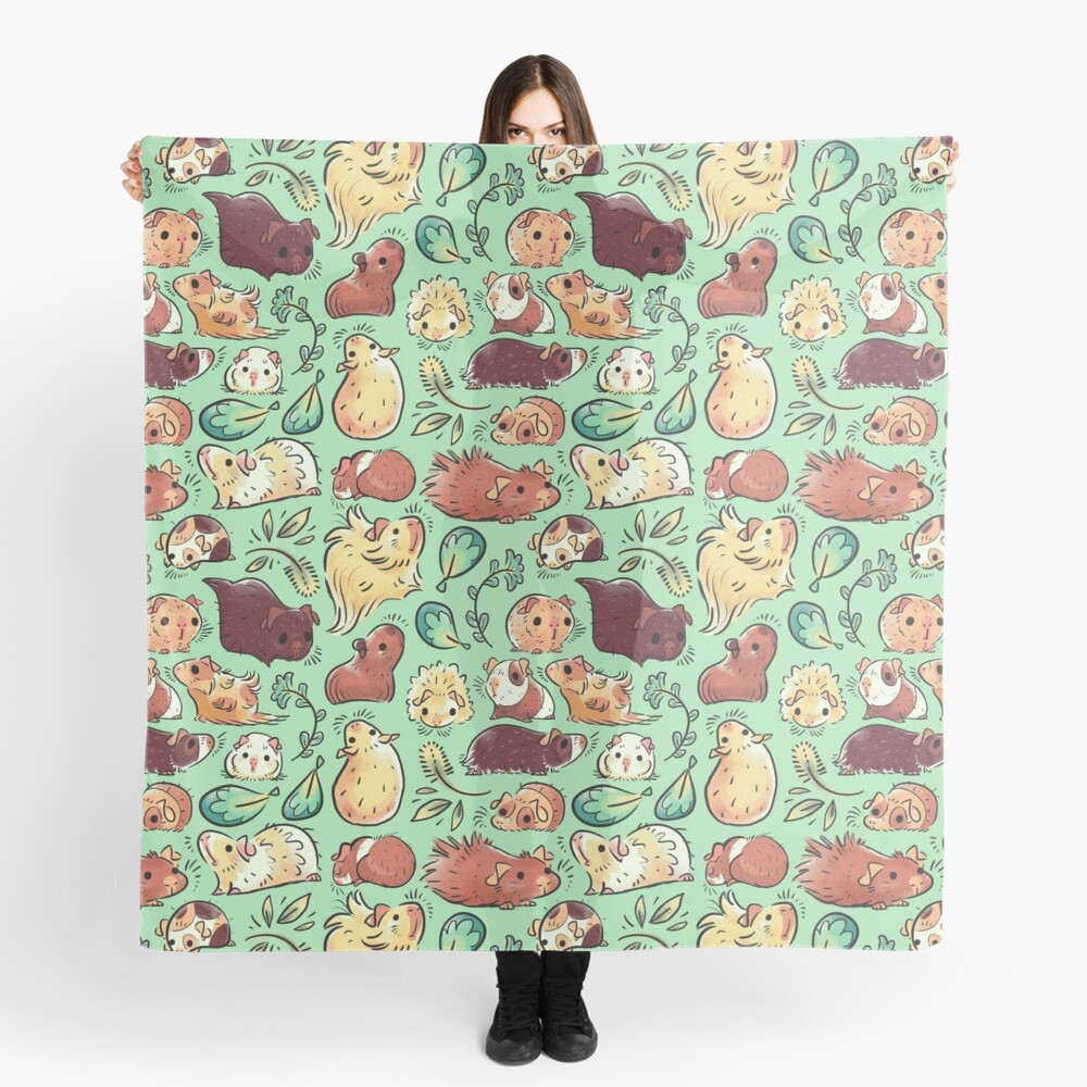 "Guinea Pig Huddle" Scarf for Sale by Paigekotalik Redbubble