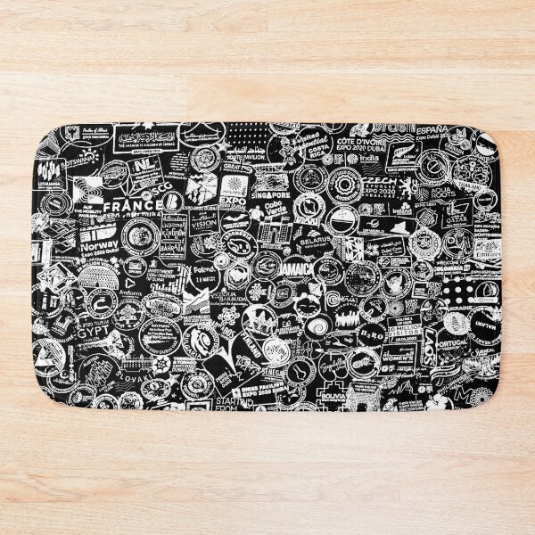 Item preview, Expo2020 Dubai Stamp Design (Dark) designed and sold by the-krisney-way.