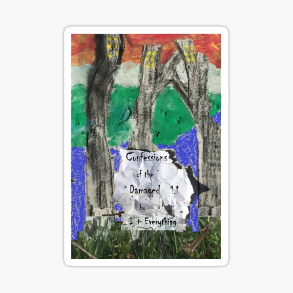 Confessions of the Damaged 1.1 art Sticker