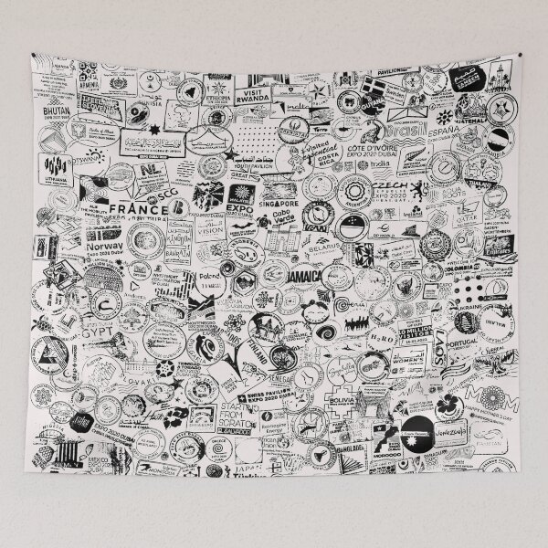 Item preview, Expo2020 Dubai Stamp Design (Light) designed and sold by the-krisney-way.