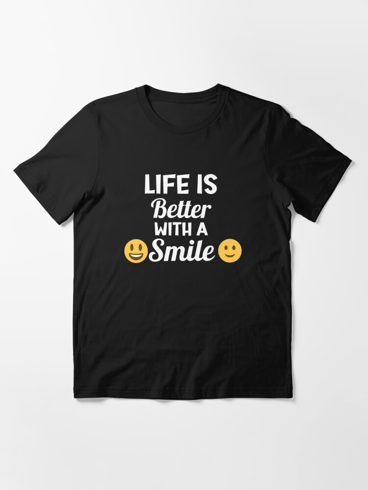 Grab A Smile Fishing Lie Adult Short Sleeve T-Shirt, Black & White XL