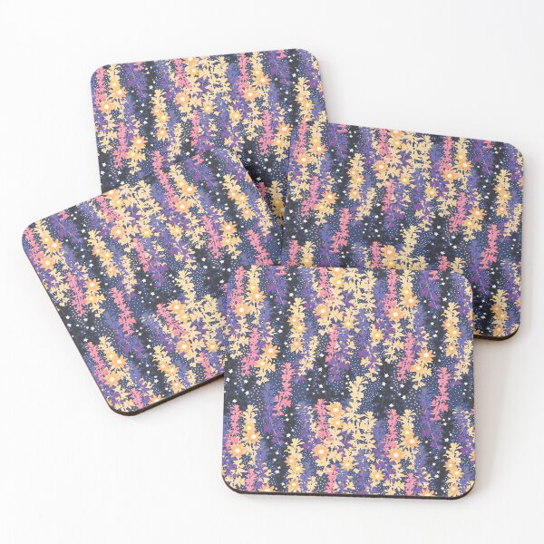 Item preview, Patrón de flor de niebla de noche de verano designed and sold by Robin Jensen.