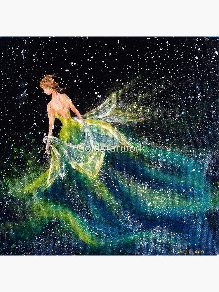 Galaxy Girl Creating a Green Nebula with her Dress" Art Board Print for  Sale by Goldstarwork | Redbubble