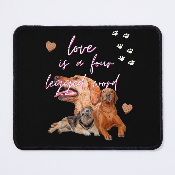 Item preview, love is a four legged word for dog and animal lover designed and sold by matasraa.