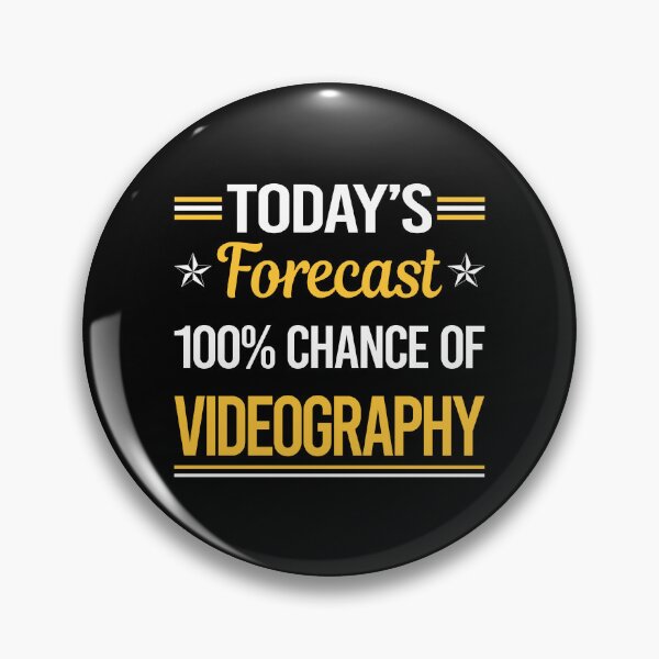 Item preview, Funny Today's Forecast Videography Videographer designed and sold by TroyaBrewer.