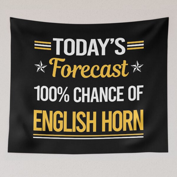 Item preview, Funny Today's Forecast English Horn Cor Anglais designed and sold by TroyaBrewer.