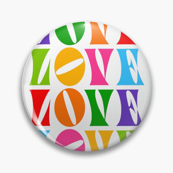 Item preview, Rainbow Love - Typographic & colourful to celebrate Prid designed and sold by Dominiquevari.