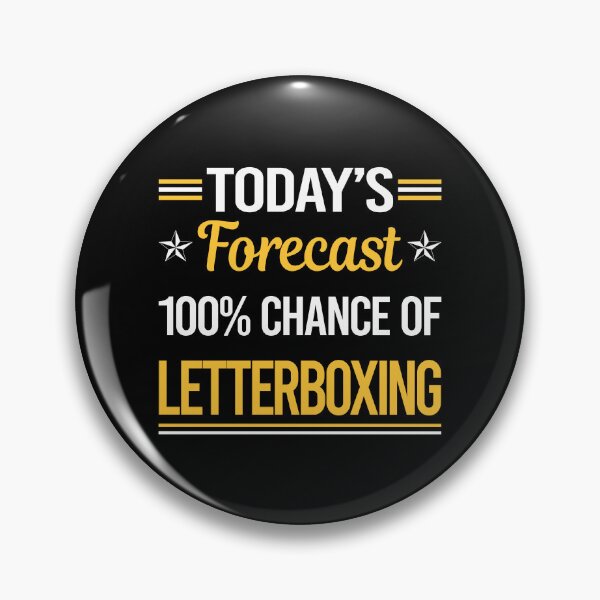 Item preview, Funny Today's Forecast Letterboxing designed and sold by TroyaBrewer.
