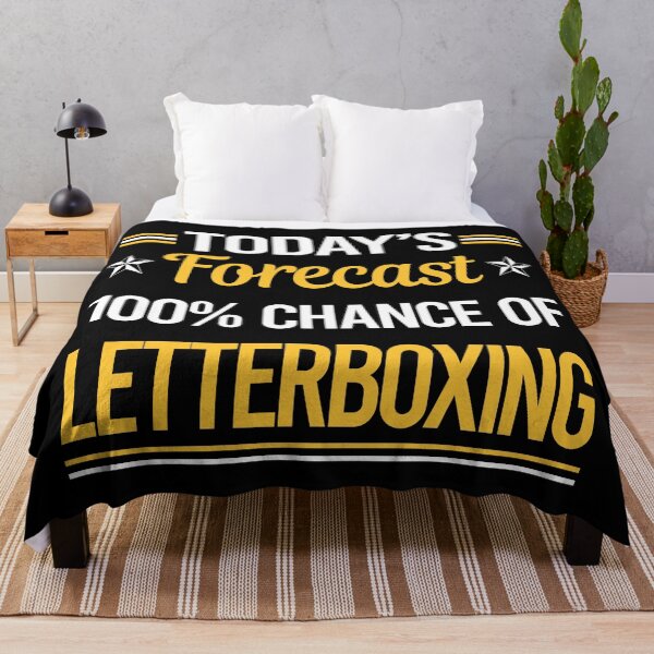 Item preview, Funny Today's Forecast Letterboxing designed and sold by TroyaBrewer.