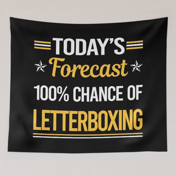 Item preview, Funny Today's Forecast Letterboxing designed and sold by TroyaBrewer.