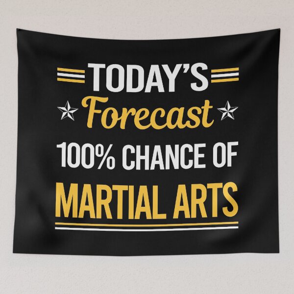 Item preview, Funny Today's Forecast Martial Arts designed and sold by TroyaBrewer.