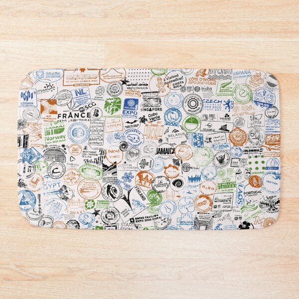 Item preview, Expo2020 Dubai Stamp Design (Color : Light) designed and sold by the-krisney-way.