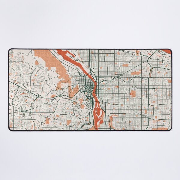Item preview, Portland City Map of Oregon, USA - Bohemian designed and sold by deMAP.