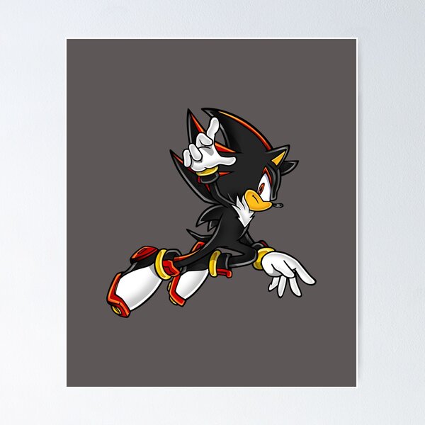 Shadow the Hedgehog (Glow Version) Poster for Sale by