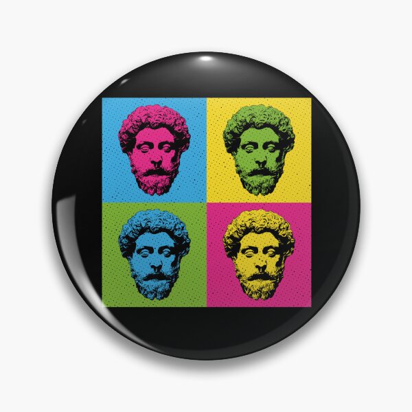 Item preview, Stoicism Philosopher King Marcus Aurelius Pop Art designed and sold by zeno27.