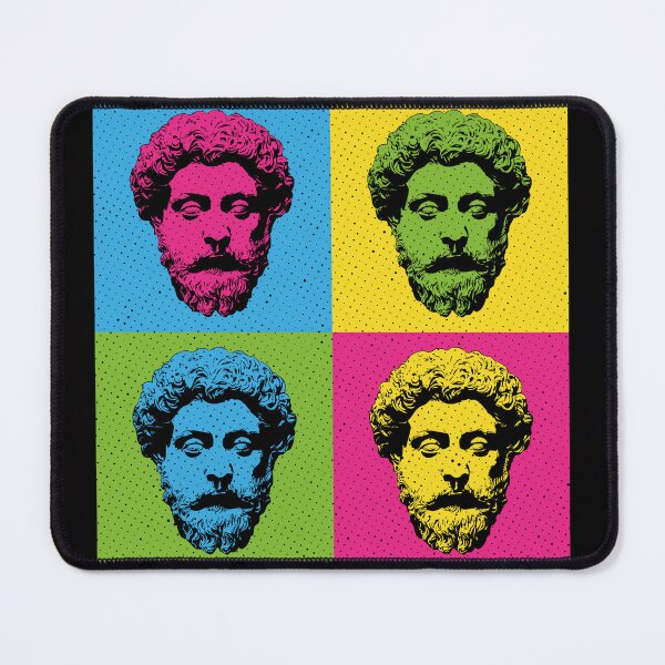 Item preview, Stoicism Philosopher King Marcus Aurelius Pop Art designed and sold by zeno27.