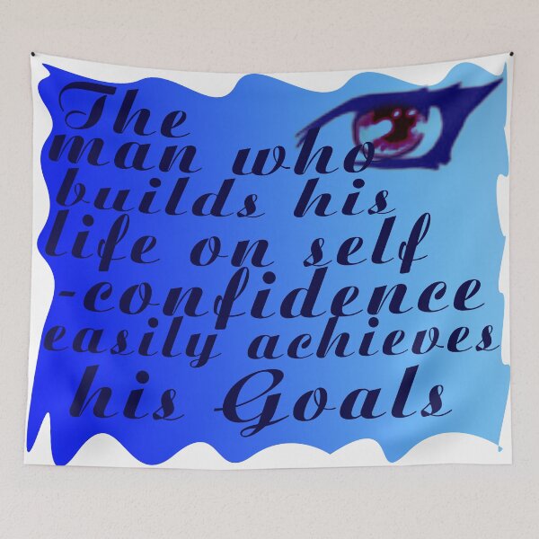 Item preview, man build his life on self confidence designed and sold by Bigrow.