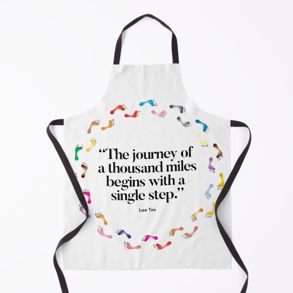 Item preview, The Journey Of 1000 Miles... Famous Motivational Quote about Getting Started designed and sold by Soaring Eagle.