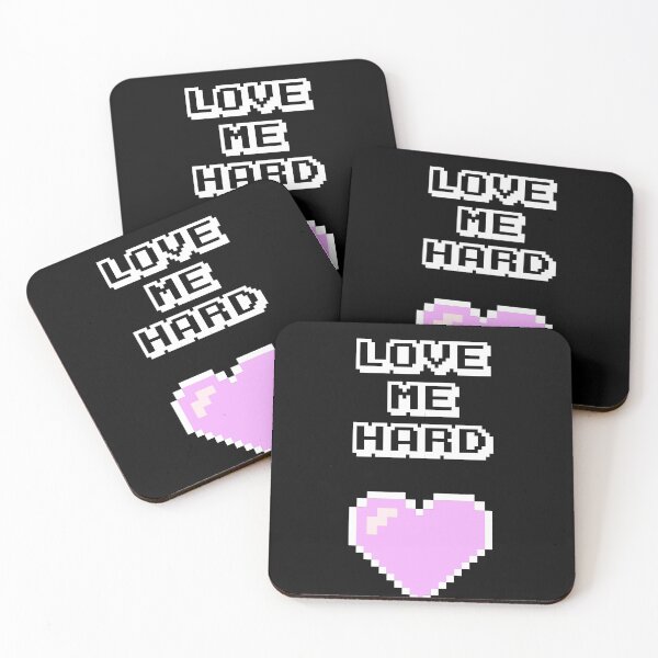 Item preview, love me hard poster designed and sold by kubrahurhun.