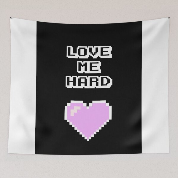 Item preview, love me hard poster designed and sold by kubrahurhun.