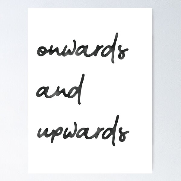 Item preview, Upwards and Upwards Quote Typography  designed and sold by knightsydesign.