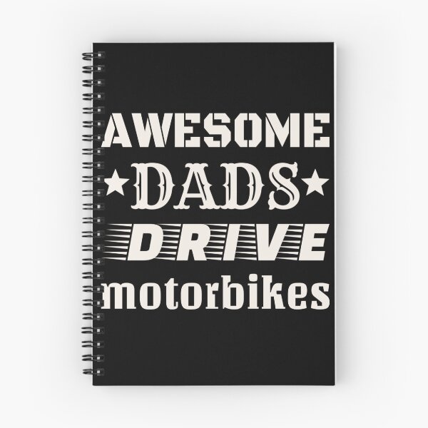 Item preview, Awesome Dads Drive Motorbikes White Text Design, Great Design For Cool Dads, Perfect For Father's Day designed and sold by TrulyEpoque.