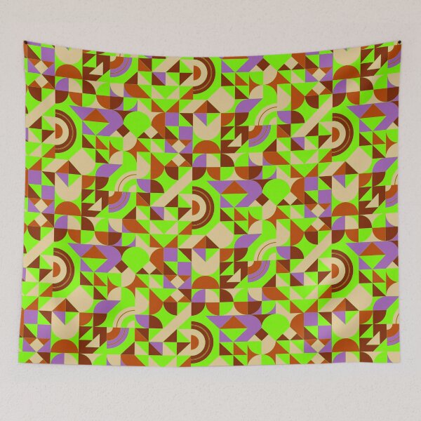 Item preview, geometric colorful patterns conceptual Art - Abstract Neo Geo graphic design designed and sold by Design Repo.