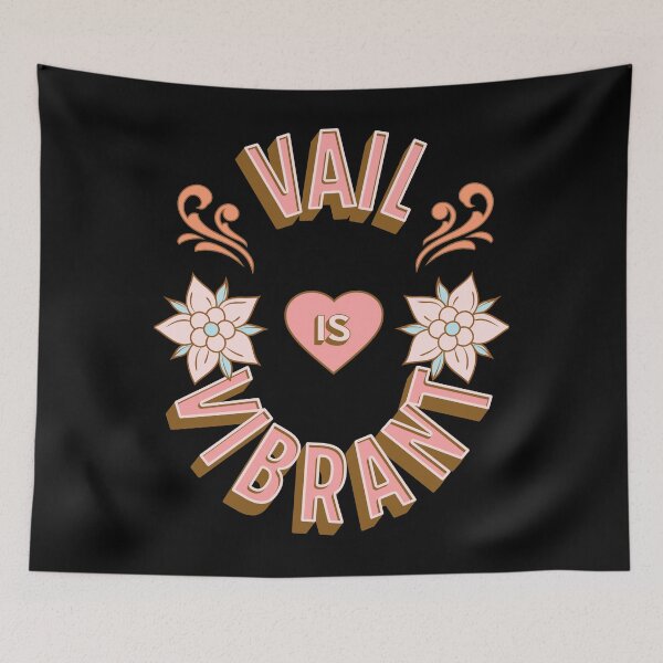 Item preview, Vail is Vibrant - First Names - Birthday Gifts - Alliteration Fans designed and sold by epicthoughts.