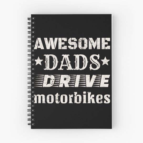 Item preview, Distressed Style Awesome Dads Drive Motorbikes White Text Design, Great Design For Cool Dads, Perfect For Father's Day designed and sold by TrulyEpoque.
