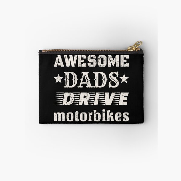 Item preview, Distressed Style Awesome Dads Drive Motorbikes White Text Design, Great Design For Cool Dads, Perfect For Father's Day designed and sold by TrulyEpoque.