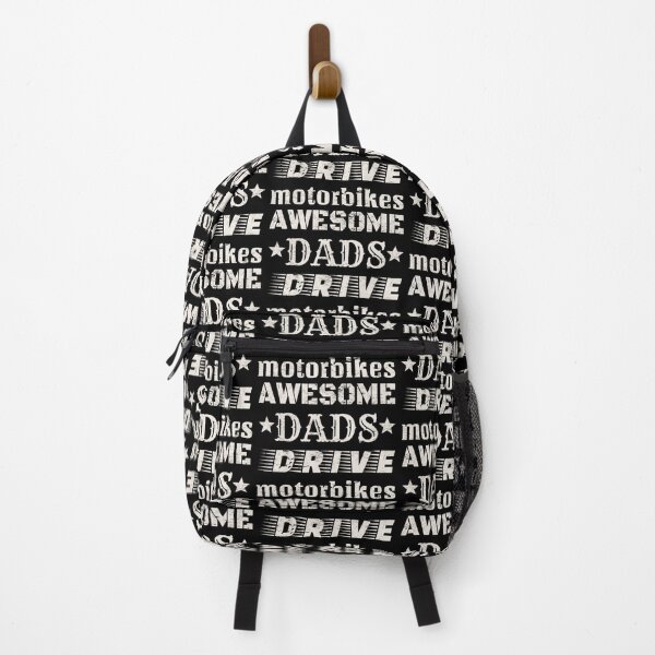 Item preview, Distressed Style Awesome Dads Drive Motorbikes White Text Design, Great Design For Cool Dads, Perfect For Father's Day designed and sold by TrulyEpoque.