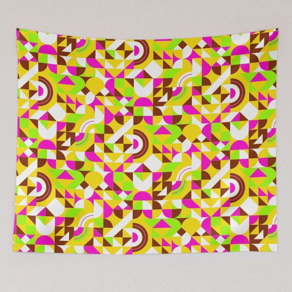 Item preview, geometric colorful patterns conceptual Art - Abstract Neo Geo graphic design designed and sold by Design Repo.