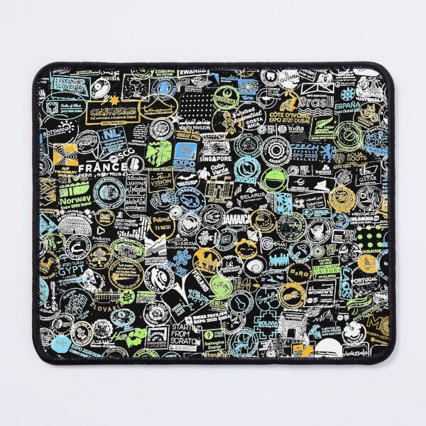 Item preview, Expo2020 Dubai Stamp Design (Color : Dark) designed and sold by the-krisney-way.