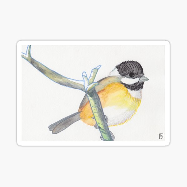 Chickadee-dee-dee Sticker