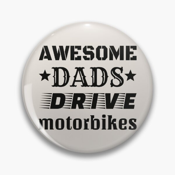 Item preview, Copy of Awesome Dads Drive Motorbikes Black Text Design, Great Design For Cool Dads, Perfect For Father's Day designed and sold by TrulyEpoque.