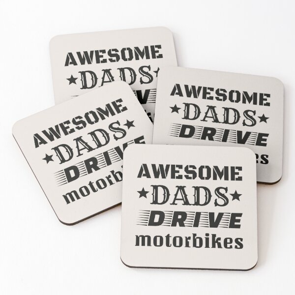 Item preview, Copy of Awesome Dads Drive Motorbikes Black Text Design, Great Design For Cool Dads, Perfect For Father's Day designed and sold by TrulyEpoque.