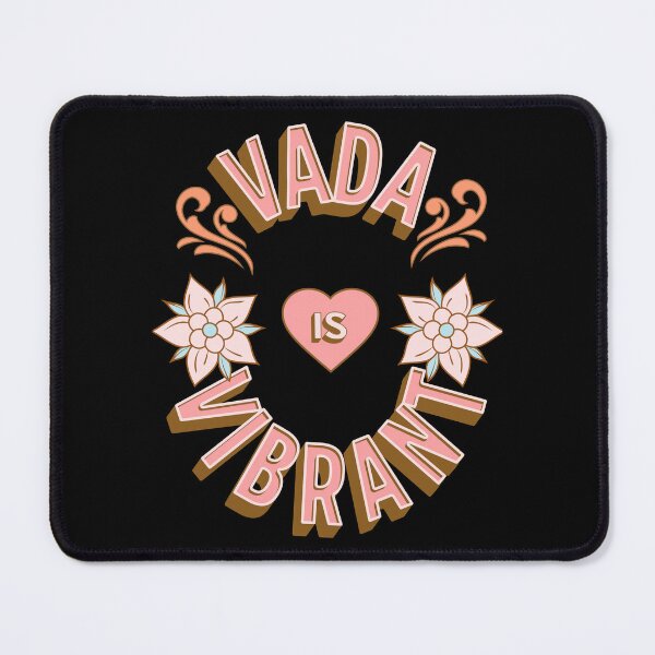 Item preview, Vada is Vibrant - First Names - Birthday Gifts - Alliteration Fans designed and sold by epicthoughts.