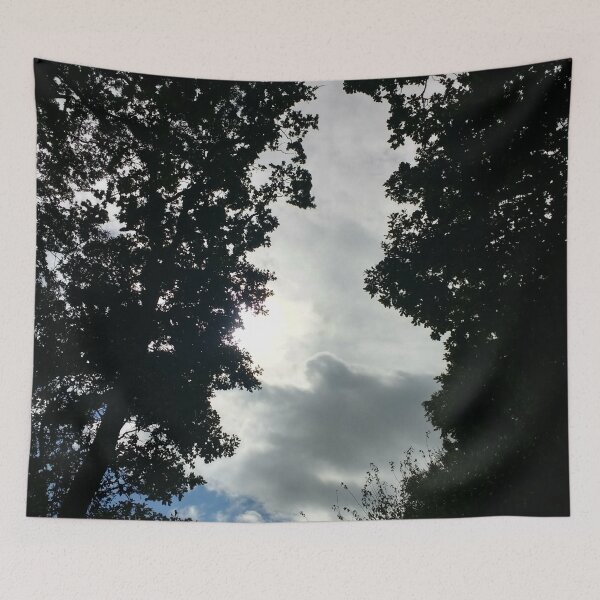 Item preview, #234 |☽| Cloudy Sky Above The Trees - Portrait Shot (Elsham Hall, Gardens & Country Park) designed and sold by Naean H.F. (Nez Man).