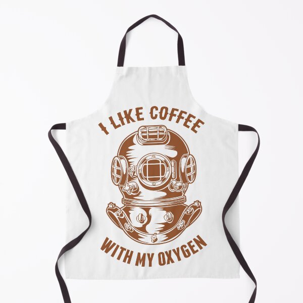 Item preview, I Like Coffee With My Oxygen - Divers Love Coffee designed and sold by cotros.