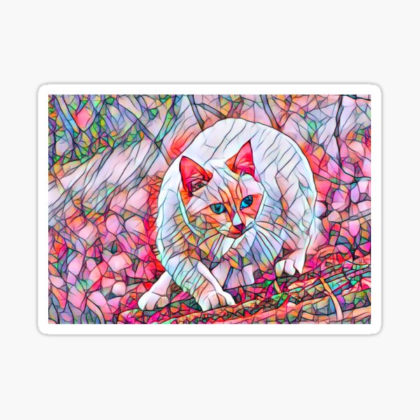 Item preview, cat on a roof designed and sold by Aur3lia.