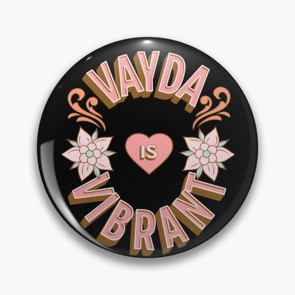 Item preview, Vayda is Vibrant - First Names - Birthday Gifts - Alliteration Fans designed and sold by epicthoughts.