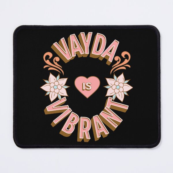 Item preview, Vayda is Vibrant - First Names - Birthday Gifts - Alliteration Fans designed and sold by epicthoughts.