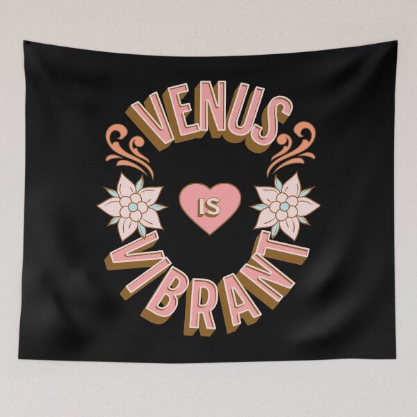 Item preview, Venus is Vibrant - First Names - Birthday Gifts - Alliteration Fans designed and sold by epicthoughts.