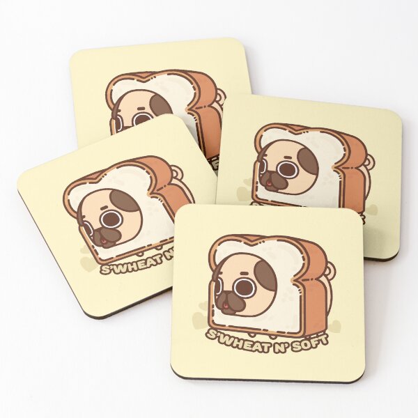 Item preview, White Bread Puglie designed and sold by Puglie Pug.