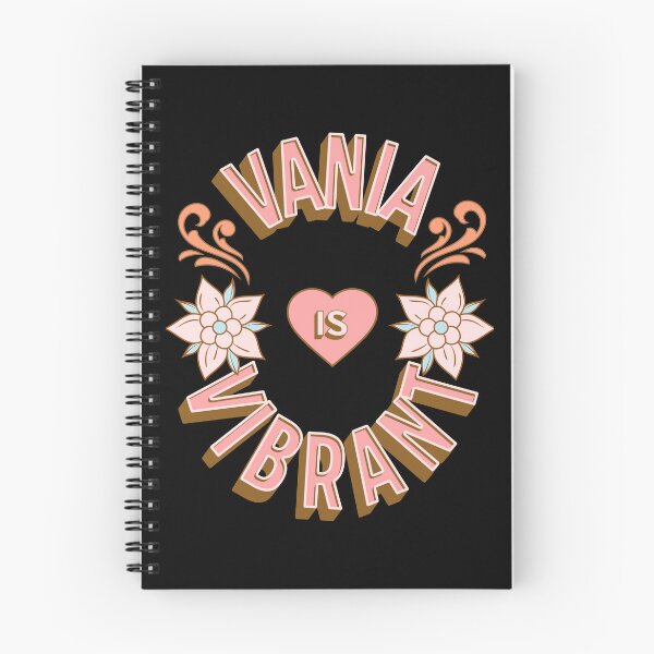 Item preview, Vania is Vibrant - First Names - Birthday Gifts - Alliteration Fans designed and sold by epicthoughts.
