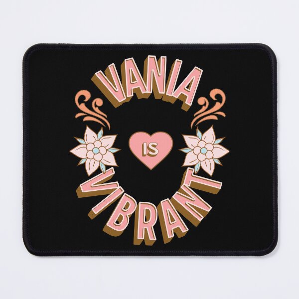 Item preview, Vania is Vibrant - First Names - Birthday Gifts - Alliteration Fans designed and sold by epicthoughts.